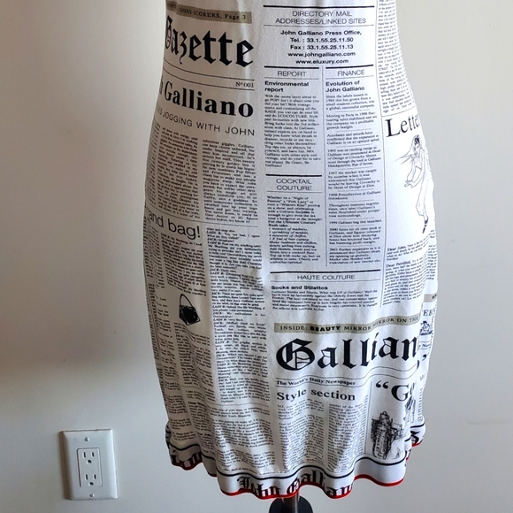 GALLIANO Racerback Dress - Picture 5 of 14